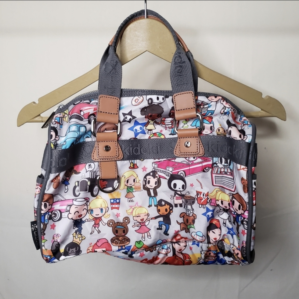 Tokidoki Colorful Cartoon Print Handbag